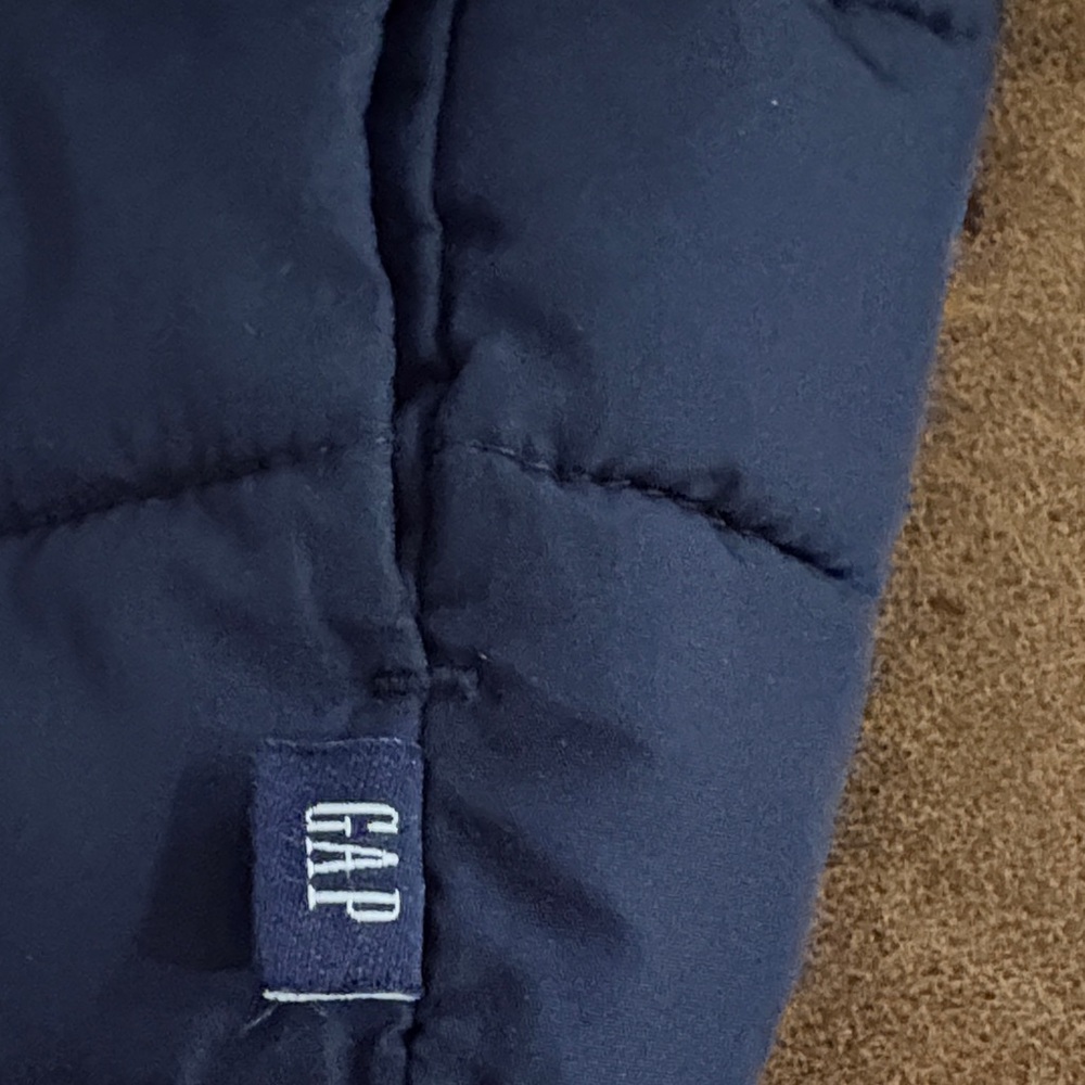 GAP Navy Kids Puffer Coat - Picture 5 of 5